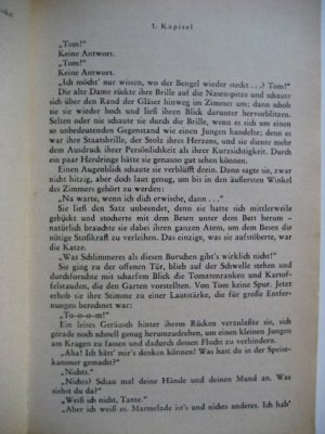 antiquarisches Buch – Twain Mark – TOM SAWYER - Goldmanns gelbe Taschenbücher - Band 477