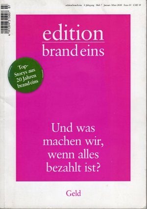 edition brand eins - Geld