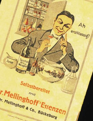 antiquarisches Buch – Dr. MELLINGHOFF & Co – "ANLEITUNG ZUR SELBSTHERSTELLUNG von feinen Likören, Bowlen...im Haushalt 1923