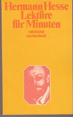 gebrauchtes Buch – Hermann Hesse – Lektüre für Minuten - Gedanken aus seinen Büchern und Schriften