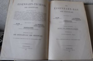 antiquarisches Buch – Blum, von Borries – II.Band VI.Abschnitt.Die Eisenbahn-Technik der Gegenwart Der Eisenbahn-Bau . Erste-Zweite-Dritter Abschnitt. Signal und Sicherungs Anlagen