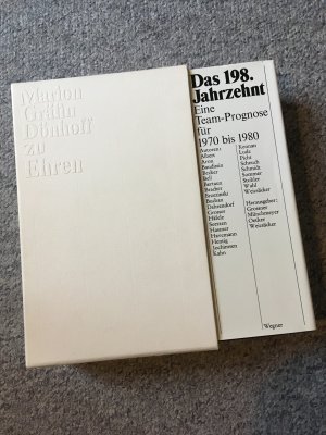 antiquarisches Buch – Marion Gräfin Dönhoff zu Ehren: Das 1980 Jahrzehnt - eine Team-Prognose für 1970 bis 1980