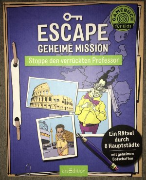 gebrauchtes Buch – Philip Kiefer – Escape Geheime Mission Stoppe den gefährlichen Professor