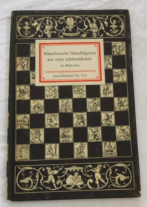 antiquarisches Buch – Künstlerische Schachfiguren aus zehn Jahrhunderten 45 Bildtafeln - Insel Bücherei Nr. 752