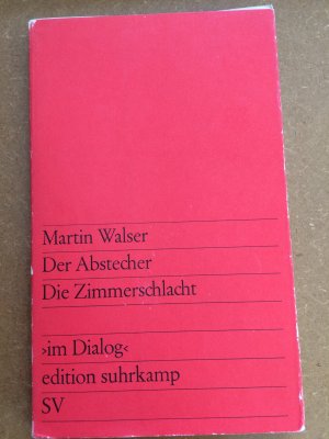 gebrauchtes Buch – Martin Walser – Der Abstecher     Die Zimmerschlacht