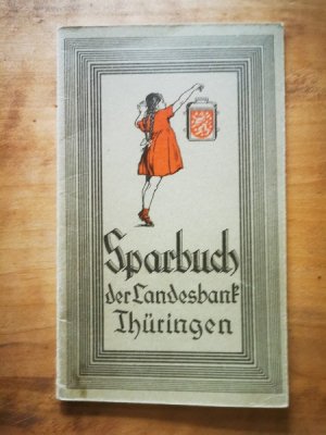 Sparbuch der Landesbank Thüringen ausgefertigt am 11. März 1947 Stempel der Kreissparkasse Gotha. Mit Liste der Postscheckkonten in Thüringen