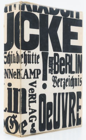 Werkstatt Rixdorfer Drucke. Oeuvre Verzeichnis. - [5 Bände und 1 Mappe in Schuber - Beilage: 8 signierte graphische Blätter]. -