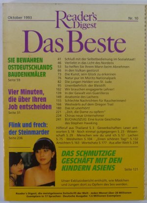 Reader's Digest Das Beste Ausgabe Oktober 1993