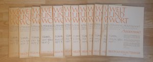 Welt und Wort Literarische Monatsschrift Jahrgang 1964 Heft 1 bis 12 komplett