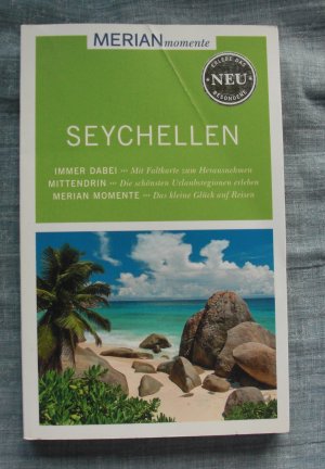 gebrauchtes Buch – Anja Bech – MERIAN momente Reiseführer Seychellen - MERIAN momente - Mit Extra-Karte zum Herausnehmen