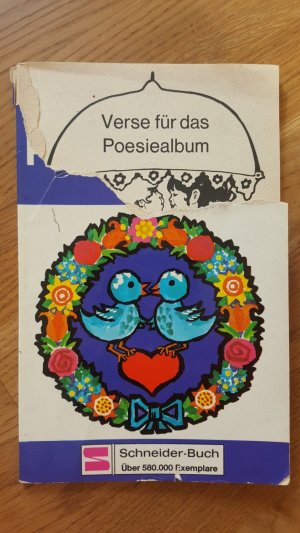 antiquarisches Buch – Verse für das Poesiealbum (1969)