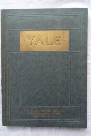 YALE ERZEUGNISSE Werkskatalog