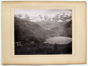 antiquarisches Buch – Originalfotografie aus: Panorama der Schweiz. No. 478 Vue du Trübsee