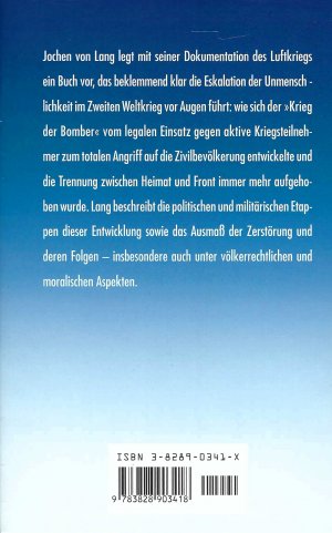 gebrauchtes Buch – Jochen von Lang – Krieg der Bomber | Dokumentation einer deutschen Katastrophe