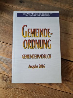 Gemeindeordnung.