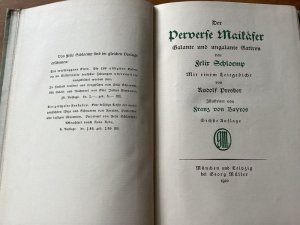 Der perverse Maikäfer. Galante und ungalante Satiren