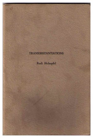 Transubstantiations - author signed