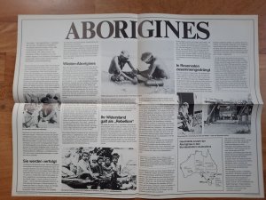 gebrauchtes Buch – Treff-Poster - Aborigines - mit Informationen auf der Rückseite