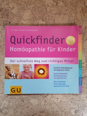 gebrauchtes Buch – Markus Wiesenauer – Quickfinder- Homöopathie für Kinder