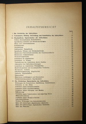 antiquarisches Buch – Dr. Oskar Schlenk – Arzneimittelforschungen DIE SALICYLSÄURE