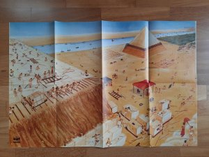 gebrauchtes Buch – Treff-Poster - Pyramiden und Pharaonen - mit Informationen auf der Rückseite