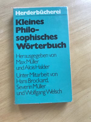 Kleines Philosophisches Wörterbuch.