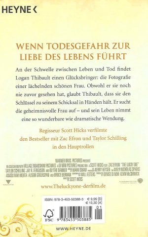 gebrauchtes Buch – Nicholas Sparks – The Lucky One • Für Immer Der Deine | Nicholas Sparks | Heyne Verlag