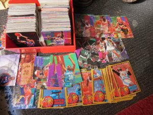 Basketballspieler-Sammelbildchen (Sammelbilder / Basketball)) ca. über 300 -1997 Fleer/Skybox -NBA USA