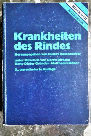 gebrauchtes Buch – Gustav Rosenberger – Krankheiten des Rindes (3. Auflage 1994)