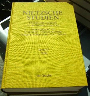 Nietzsche-Studien - Internationales Jahrbuch für die Nietzsche-Forschung, Band 17, 1988