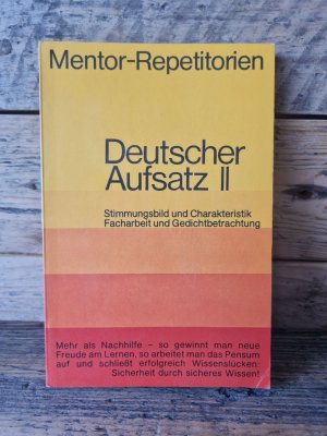 gebrauchtes Buch – Deutscher Aufsatz II