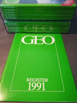 GEO Das neue Bild der Erde Jhg.1991 komplett im Orginal GEO Schuber