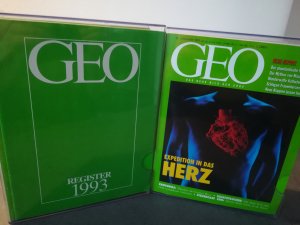 GEO Das neue Bild der Erde kompleter Jhg 1993 im Orginal GEO Acryl Schuber