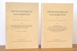 Ortsnamenbuch von Kärnten. 1. und 2. Teil