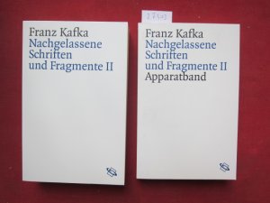 Nachgelassene Schriften und Fragmente II [Textband + Apparatband] [ Schriften Tagebücher - Kritische Ausgabe]