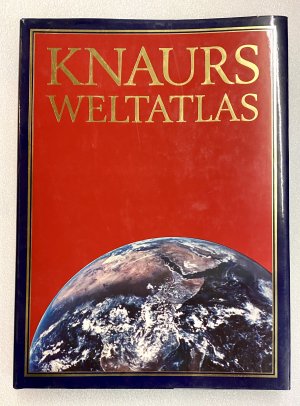 gebrauchtes Buch – Knaurs Weltatlas - gebunden - 1988 - riesiges übergroßes Format