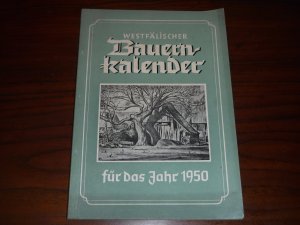 antiquarisches Buch – Dr. L. Weddige  – Westfälischer Bauernkalender 1950