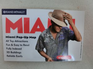 gebrauchtes Buch – Rand McNally – MIAMI- Pop-Up Map, Stadtplan, TOP- Attractions