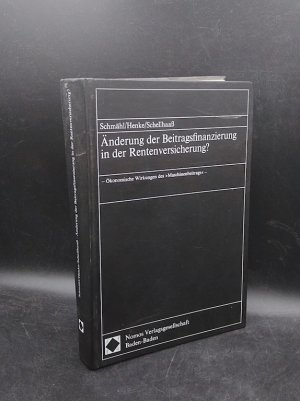 Änderung der Beitragsfinanzierung in der Rentenversicherung? Ökonomische Wirkungen des „Maschinenbeitrags“