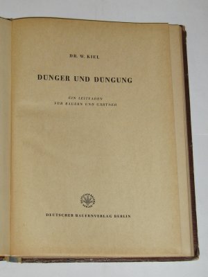 Dünger und Düngung