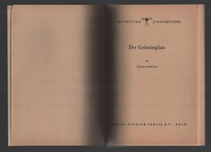 antiquarisches Buch – Erika Masur – Der Geheimplan