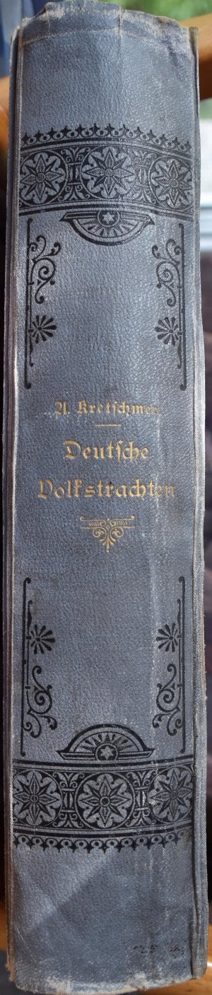 antiquarisches Buch – Albert Kretschmer – Deutsche Volkstrachten. Original - Zeichnungen mit erklärendem Text.