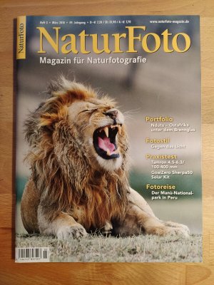 gebrauchtes Buch – NaturFoto. Magazin für Naturfotografie. Heft 3, März 2018, 49. Jahrgang.