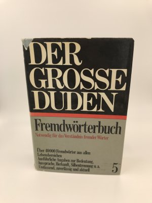 Der große Duden Fremdwörterbuch