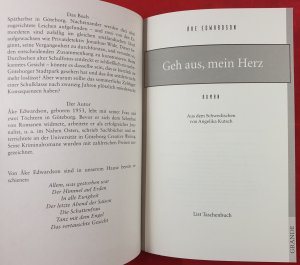 gebrauchtes Buch – Ake Edwardson – Geh aus, mein Herz