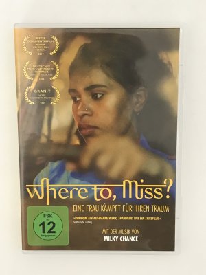 gebrauchter Film – Manuela Bastian – Where to, Miss? - Eine Frau kämpft für ihren Traum [OmU]