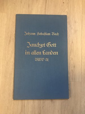 Jauchzet Gott in allen Landen BWV 51. Faksimile