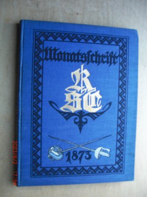 Monatsschrift des Rudolstädter Senioren-Convents (RSC - SC - 1873) - 32. Jahrgang - 1926 - Heft 1 bis 12 komplett