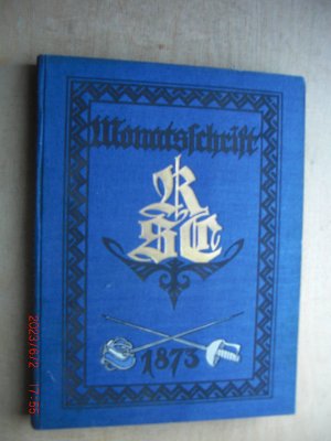 Monatsschrift des Rudolstädter Senioren-Convents (RSC - SC - 1873) - 33. Jahrgang - 1927 - Heft 1 bis 12 komplett