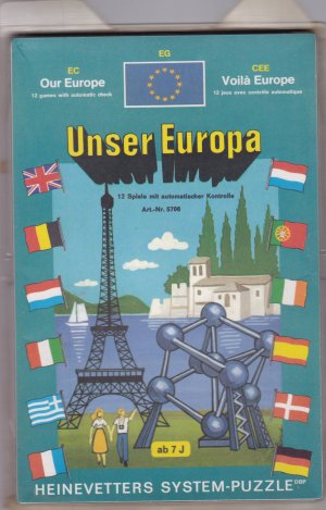 gebrauchtes Spiel – Unser Europa. Heinevetters System-Puzzle